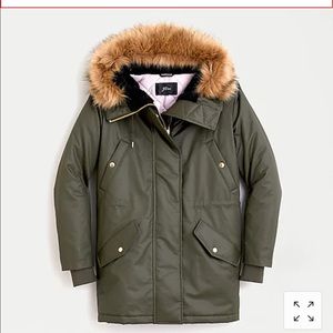 J. Crew Perfect Winter Parka size M